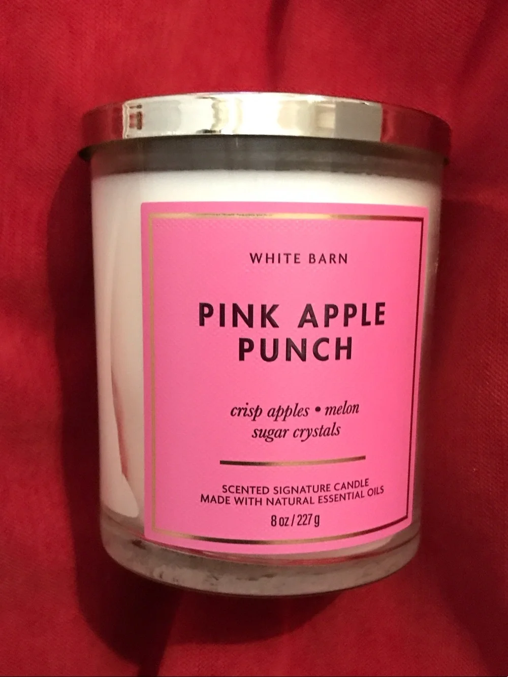 2 Candles - Pink & White